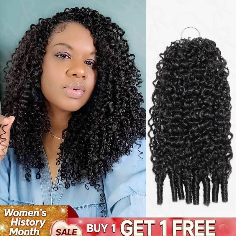 Burmese Water Curly Human Crochet Hair - Onime Hair