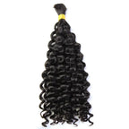 Double Drawn Burmese Water Wave Human Braiding Hair
