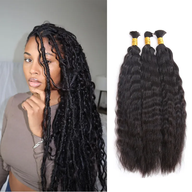 Wet & Wavy Bulk Hair Extensions for Braiding