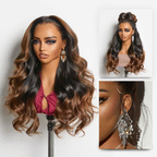 NatureMAX™ 200%  Density Loose Wave Glueless 13x6 HD Lace Front Wig Human Hair Pre-Cut Lace Flexi-Fit Drawstring Cap