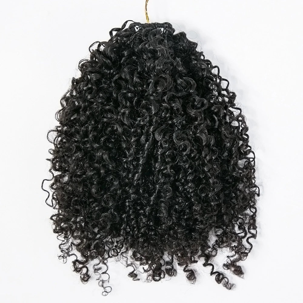 Kinky Curly Crochet Hair Extension  Human Hair Extensions - Onime Hair