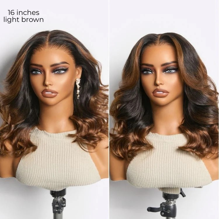 NatureMAX™ 200%  Density Loose Wave Glueless 13x6 HD Lace Front Wig Human Hair Pre-Cut Lace Flexi-Fit Drawstring Cap