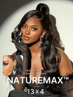 NatureMAX™ 200%  Density Loose Wave Glueless 13x6 HD Lace Front Wig Human Hair Pre-Cut Lace Flexi-Fit Drawstring Cap