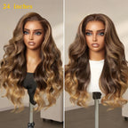 All-Day Comfort™ Wig Density Loose Body Wave Glueless5x5 Closure HD Lace Human Hair Wig with Bangs Pre-Cut Lace