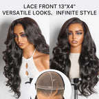 NatureMAX™ 200%  Density Loose Wave Glueless 13x6 HD Lace Front Wig Human Hair Pre-Cut Lace Flexi-Fit Drawstring Cap