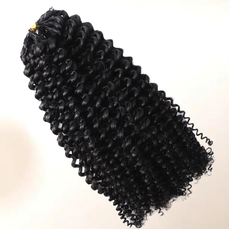 Feather Crochet Hair Extension Kinky Curly Human Hair Extensions