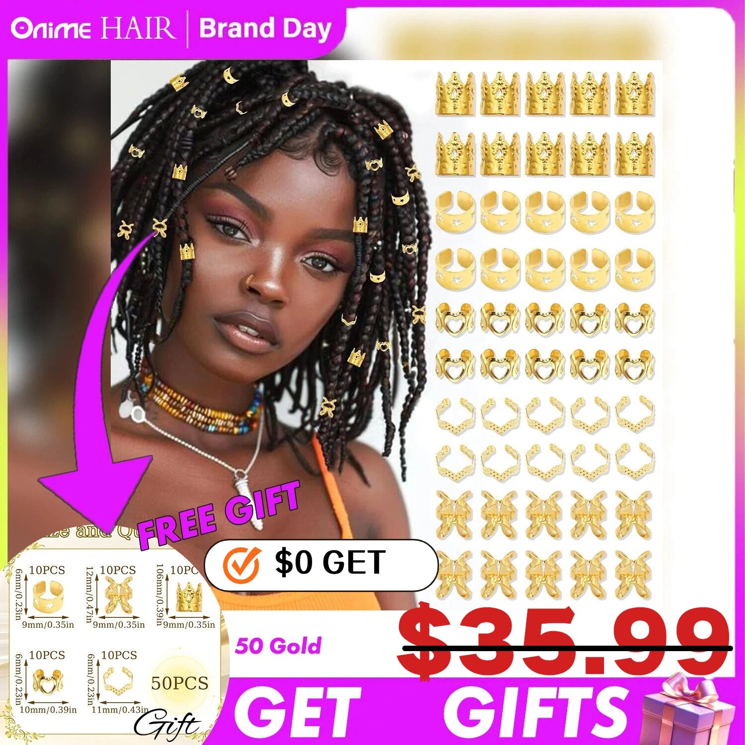 Burmese Water Curly Human Crochet Hair - Onime Hair