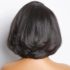 Limited Design | Layered Cut Glueless 5×5 Closure Lace Bob Wig Side Part Wear & Go 200% Density
