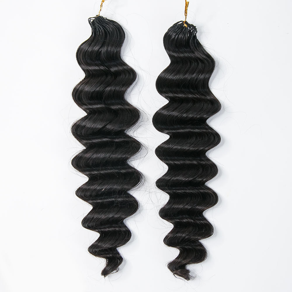 Loose Deep Wave Lightweight Crochet Human Hair - Onime Hair