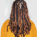 Onimehair™ Self-customized Highlights Color Afro kinky Bulk For Braiding Dreadlock Hair