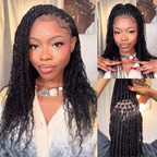 Onimehair™ Upgraded Afro Kinky Bulk Human Hair for Braiding & Mini Twists
