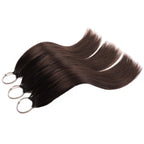 Onimehair™ Soft Deep Wave Feather Crochet Braid Natural Black Human Hair Extensions