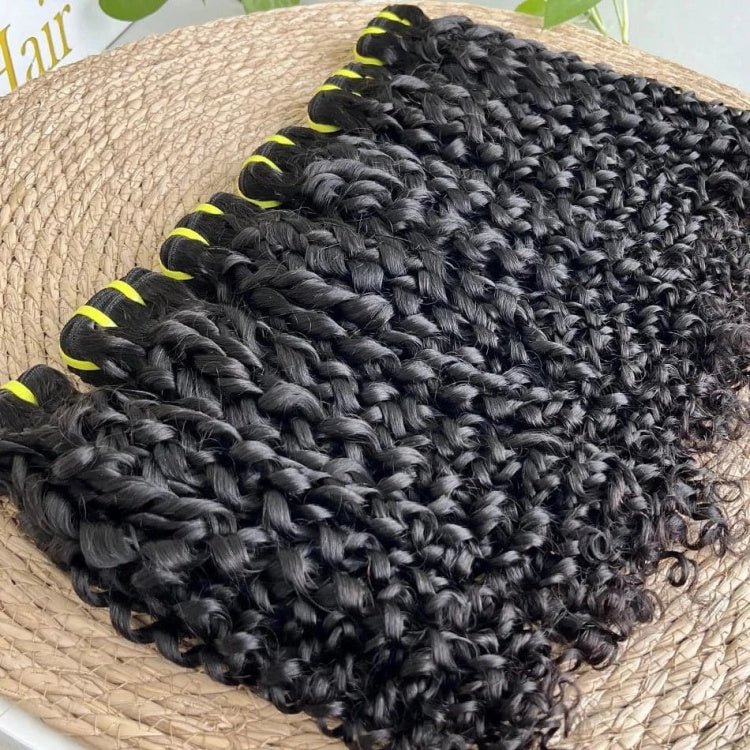 Vietnamese Pixie Curls Bundles 100% Human Virgin Hair Extensions 8-30Inch