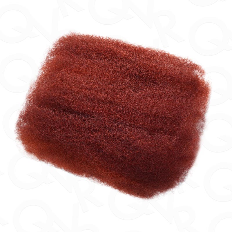 Onimehair™ Reddish Brown Color Afro Kinky Bulk Human Hair For Braiding Dreadlock Hair