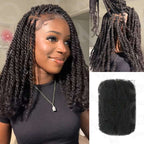 Onimehair™ 3 In 1 Afro Kinky Bulk Three Colors #32/16/613 Human Hair For Braiding Dreadlock Hair