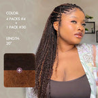 Onimehair™ 5 Packs Highlights Color Afro kinky Bulk For Braiding Dreadlock Hair