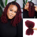 Onimehair™ 1 PC Afro kinky Bulk Hair Extensions For Braiding Dreadlock Human Hair