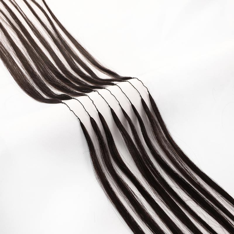 Onimehair™ 1 Pack/50g Handmade Feather Crochet Braid Natural Black Human Hair Extensions