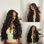 Spiral Curly Human Bulk Hair Extensions For Braiding & Boho Braids