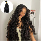 Spiral Curly Human Bulk Hair Extensions For Braiding & Boho Braids