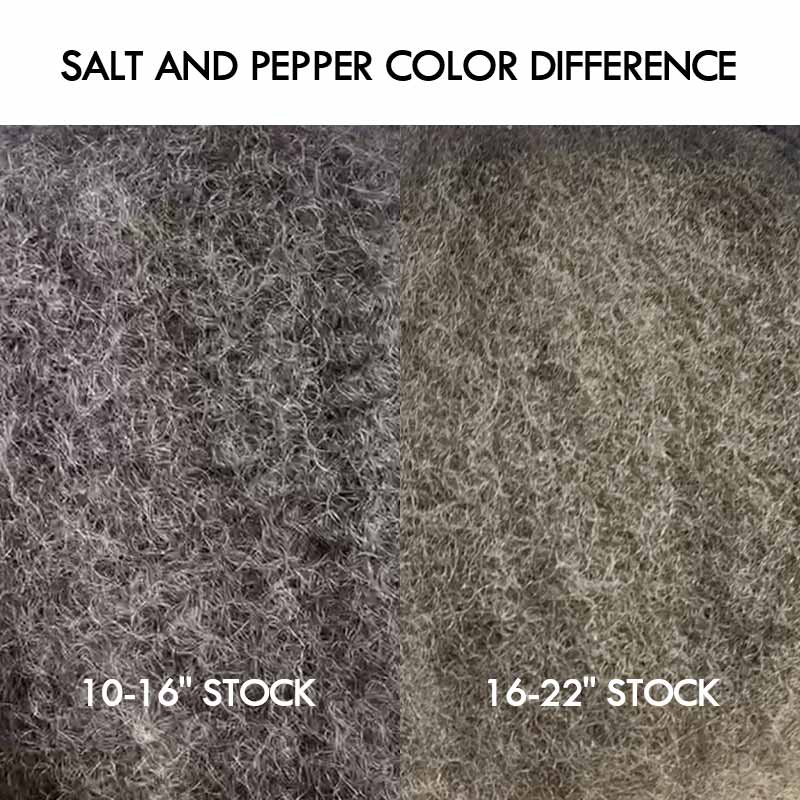 Onimehair™ Brazilian Salt Pepper Color Afro Kinky Bulk Human Hair For Braiding Dreadlock Hair