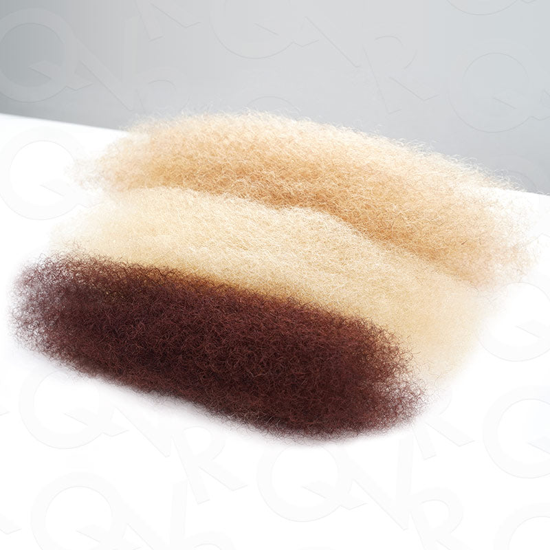 Onimehair™ 3 In 1 Afro Kinky Bulk Three Colors #32/16/613 Human Hair For Braiding Dreadlock Hair