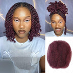 Onimehair™ Mixed Color #4/30 Afro Kinky Bulk Highlights #27/30 Human Hair