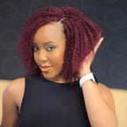 Onimehair™ Brazilian Grey Color Remy Hair Afro kinky Bulk Human Hair For Braiding Dreadlock Hair